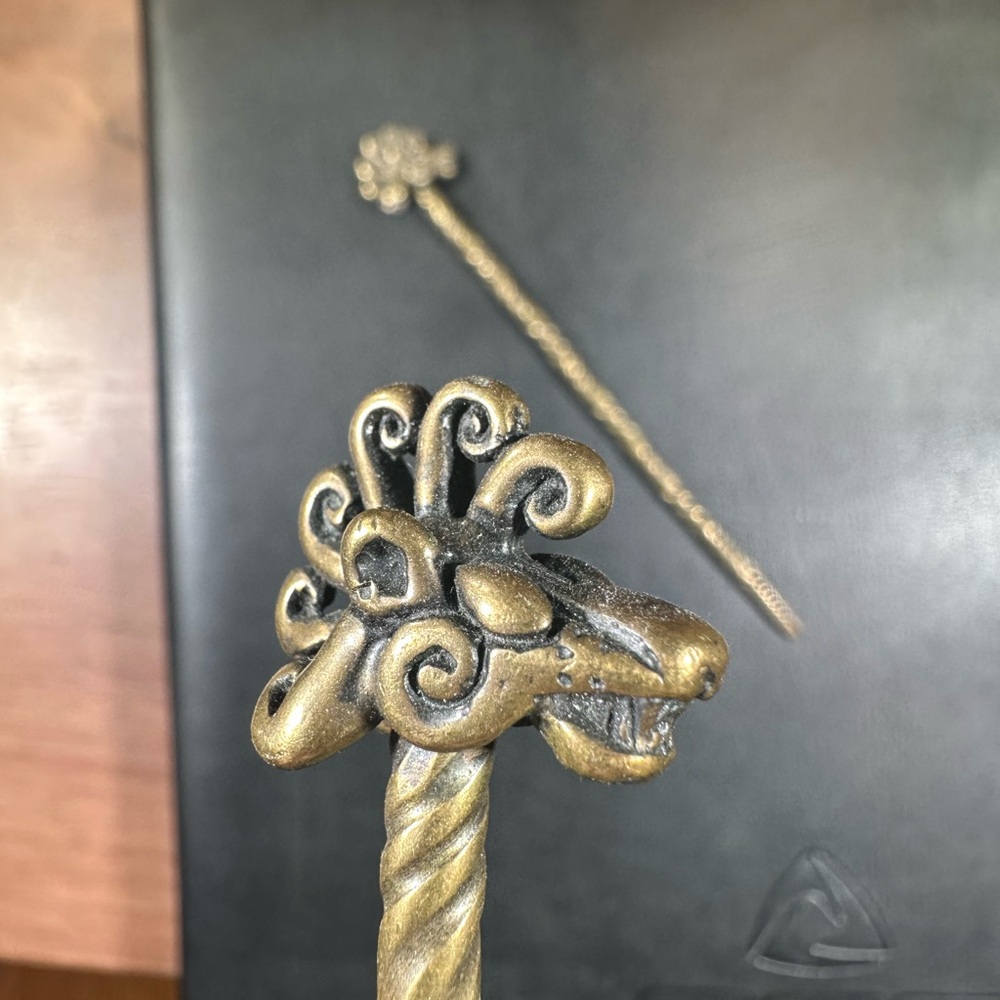 Vintage Brass Hair Sticks - Picture 4 of 6